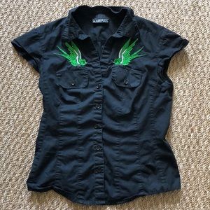 Sourpuss Sparrow Button Down